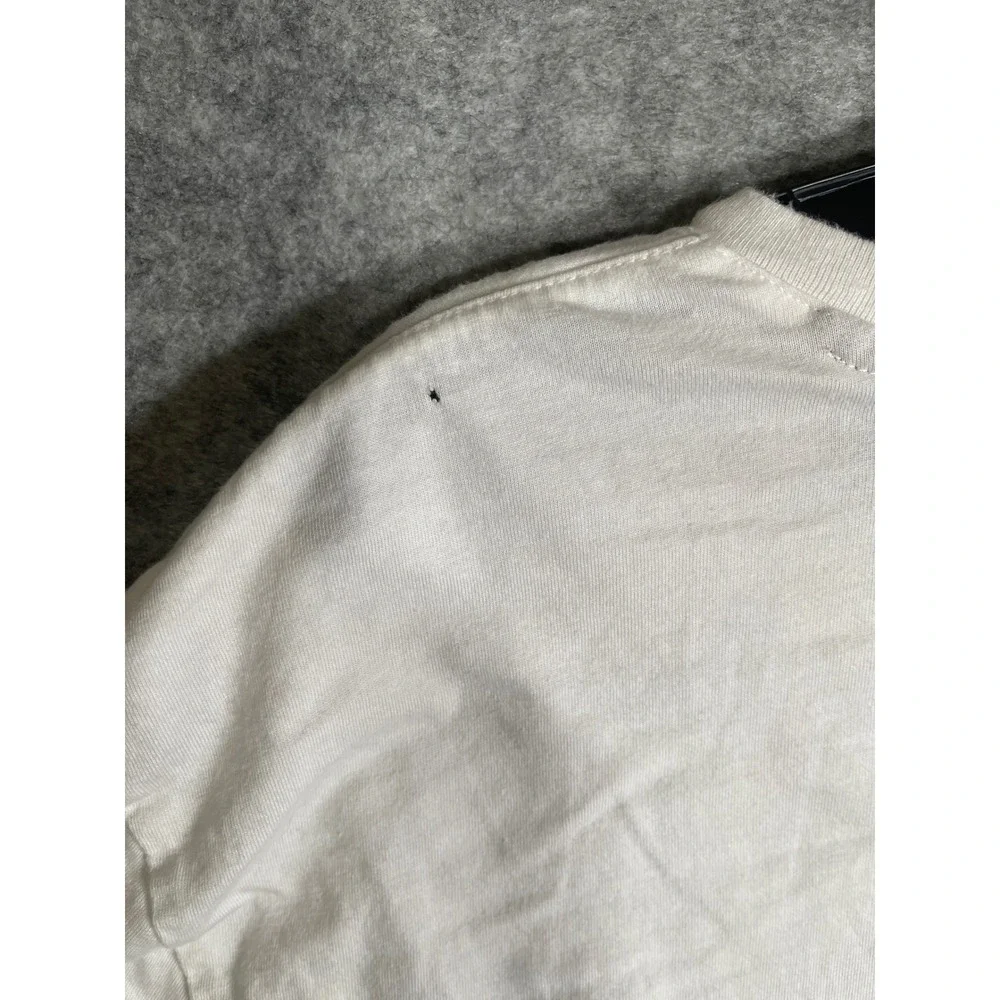 Banana Republic Pima Performance‎ Tee Mens Large White V-Neck Short Sleeve Shirt